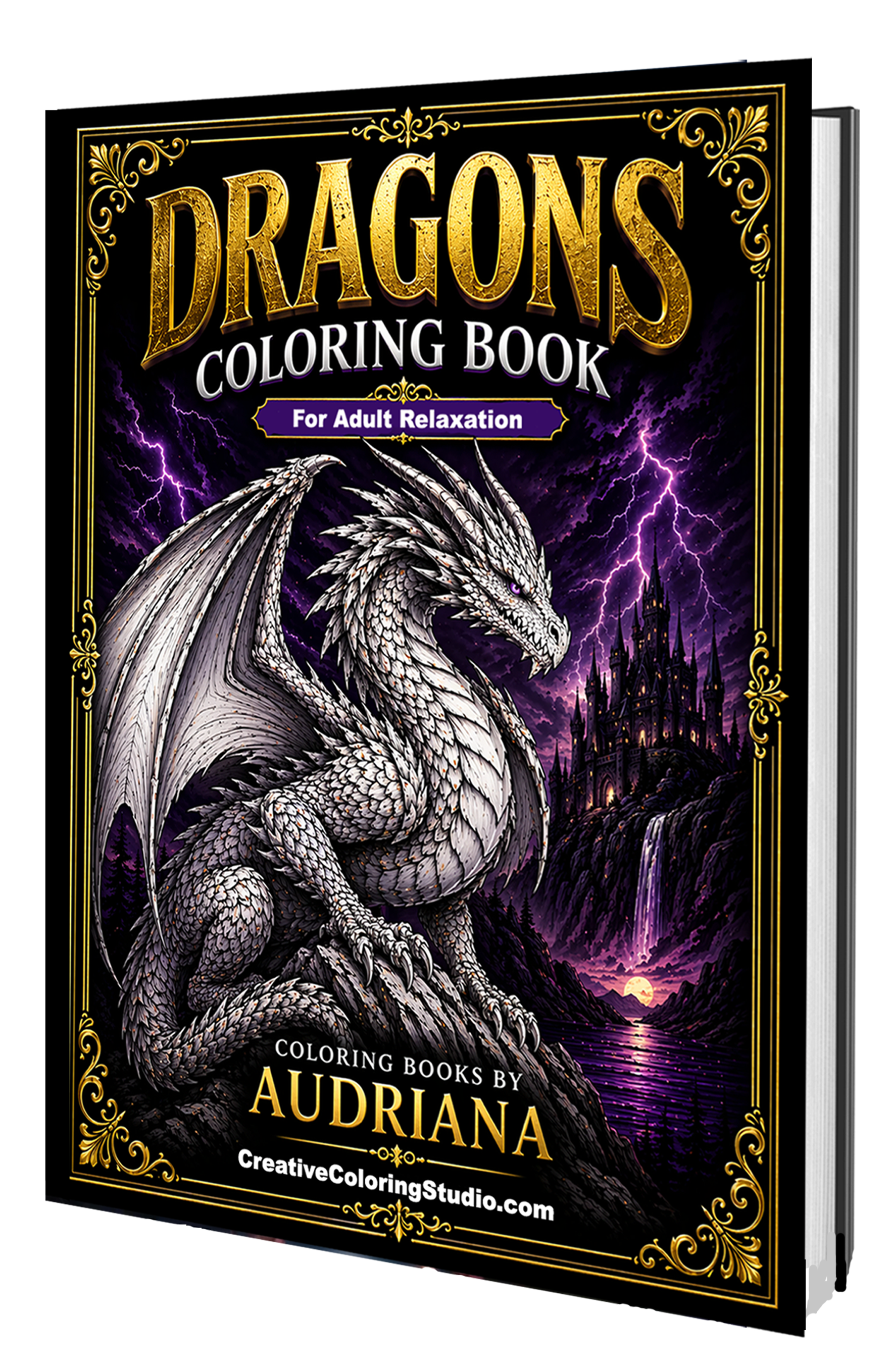 Dragons Coloring Book for Adults