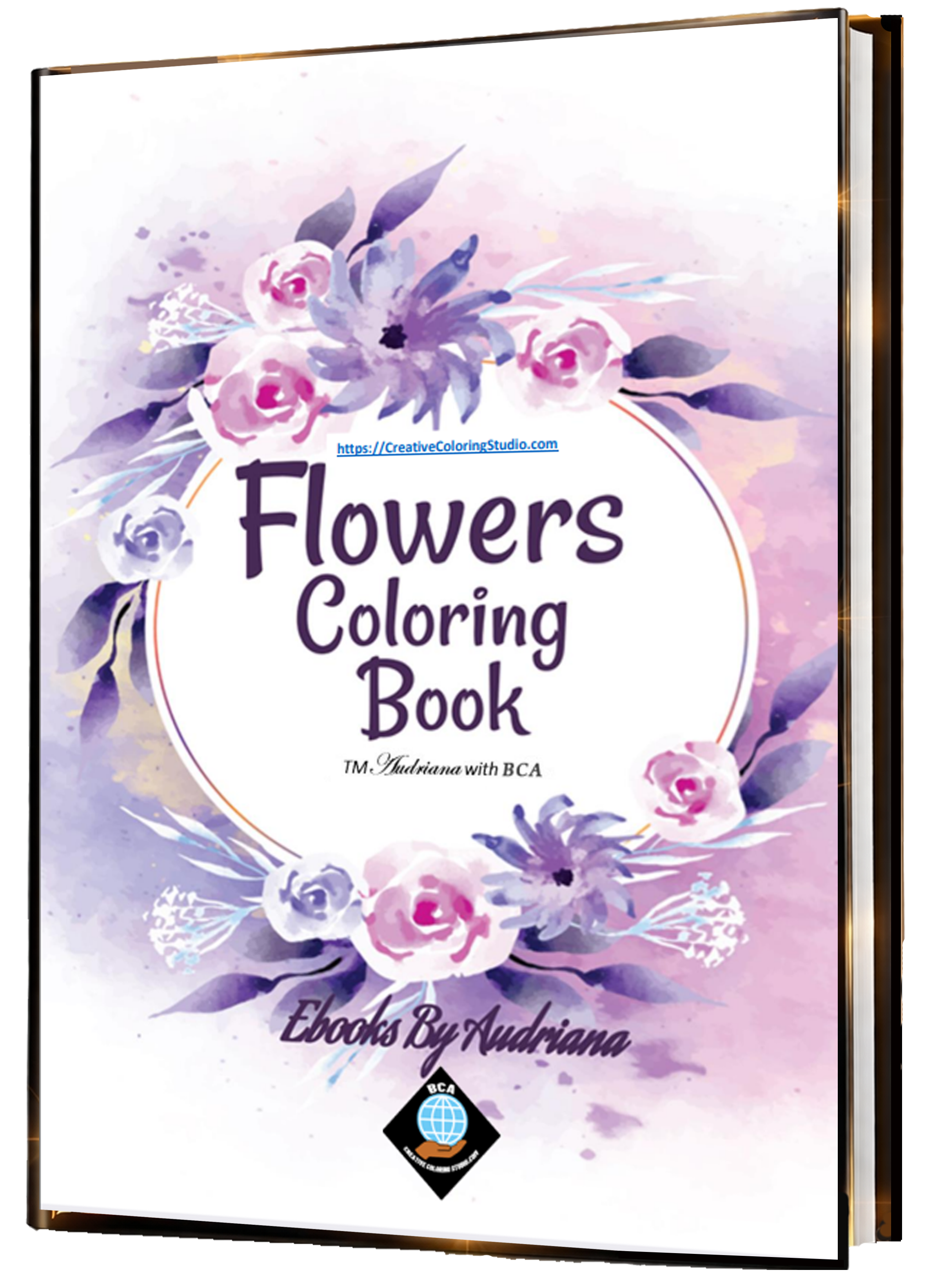 Flowers Coloring Book for Adults